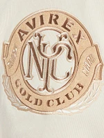 Gold Club Logo Cotton Fleece Hoodie