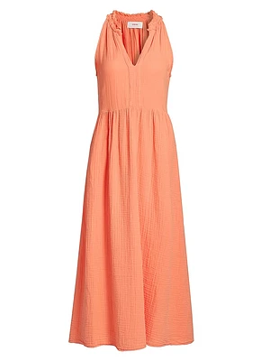 Liza Cotton Gauze Midi Dress