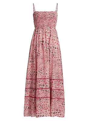 Baradero Selva Cotton & Silk Maxi Dress