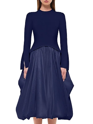 Kenlie Bubble Midi-Dress