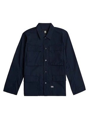 Slim-Fit 4-Pocket Overshirt