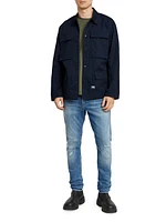 Slim-Fit 4-Pocket Overshirt
