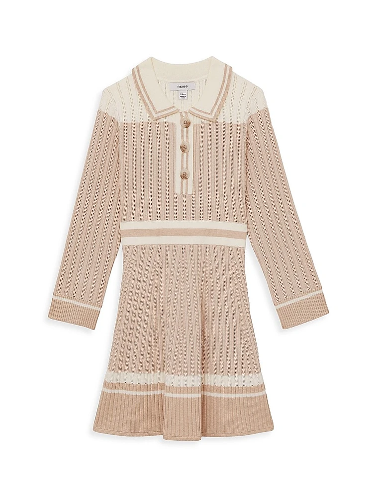 Little Girl's & Colette Sweater Shirtdress