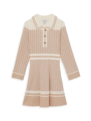 Little Girl's & Colette Sweater Shirtdress