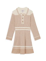 Little Girl's & Colette Sweater Shirtdress