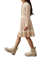 Little Girl's & Colette Sweater Shirtdress
