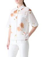 Floral Cotton Voile Shirt