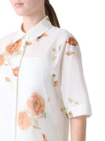 Floral Cotton Voile Shirt