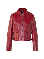 Peer Laquered Leather Jacket