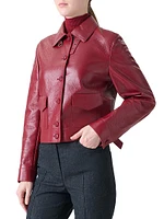Peer Laquered Leather Jacket