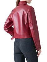 Peer Laquered Leather Jacket