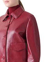 Peer Laquered Leather Jacket