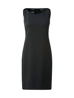 Silk-Stretch Sheath Minidress