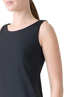Silk-Stretch Sheath Minidress