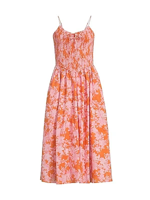 Spencer Floral Midi-Dress