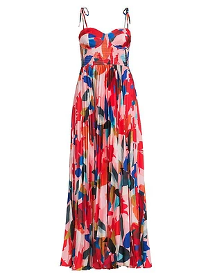 Ayla Abstract Maxi Dress