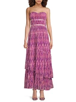 Renza Strapless Tulle Gown