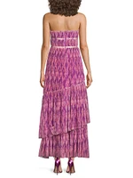 Renza Strapless Tulle Gown