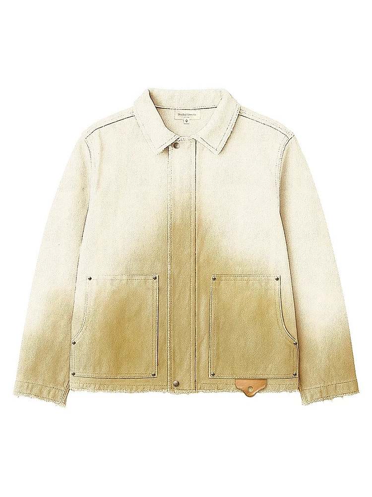 Destroy and Rebuild Cotton Oversized Workwear Jacket