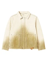 Destroy and Rebuild Cotton Oversized Workwear Jacket