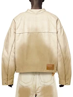 Destroy and Rebuild Cotton Oversized Workwear Jacket