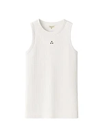 Destroy and Rebuild Rivet Rib-Knit Cotton Tank