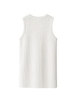 Destroy and Rebuild Rivet Rib-Knit Cotton Tank