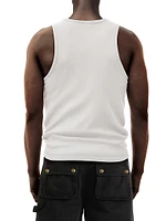 Destroy and Rebuild Rivet Rib-Knit Cotton Tank