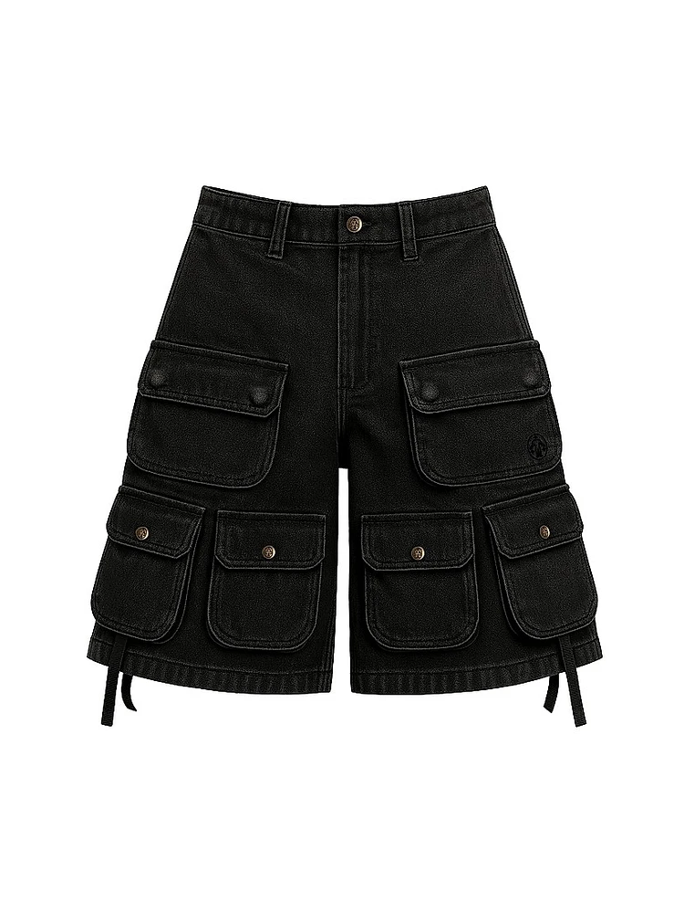 Destroy & Rebuild Oversized Cargo Shorts