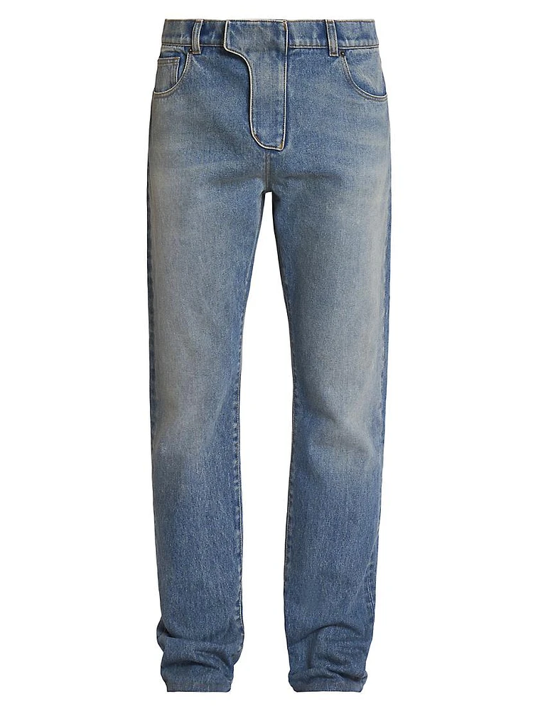 Faded Straight Jeans