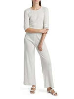 Pointelle Slim-Fit Long-Sleeve T-Shirt