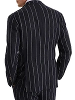 Stripe Canvas Deconstructed Cavallo Blazer