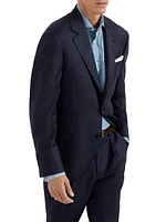 Virgin Wool Prince of Wales Blazer