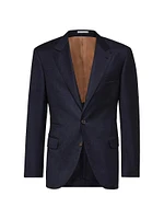 Virgin Wool Prince of Wales Blazer