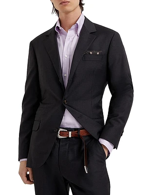 Super 150s Virgin Wool Four Season Batavia Twill Blazer