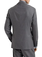Virgin Wool Chalk Stripe Batavia Blazer