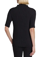 Hatching Pleats Top