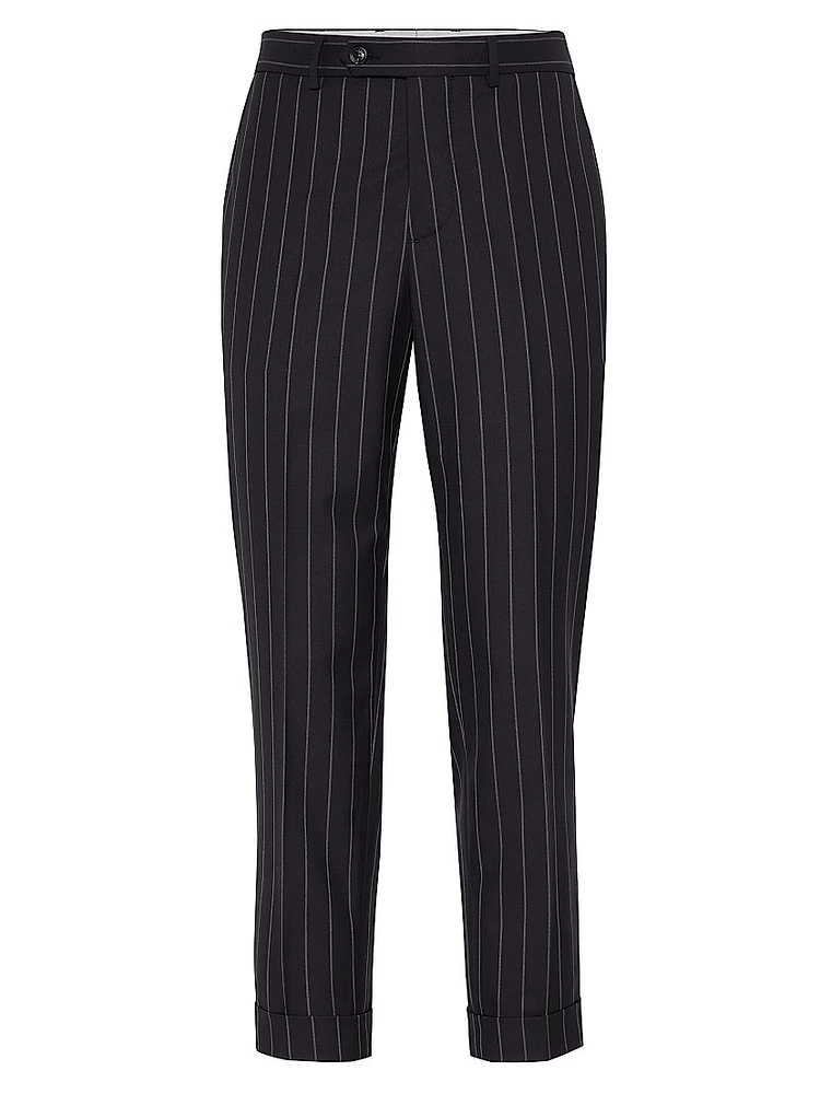 Super 150s Virgin Wool Wide Formal Fit Trousers
