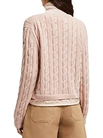 Crew Neck Sweater in Wool and Cashmere