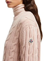 Crew Neck Sweater in Wool and Cashmere