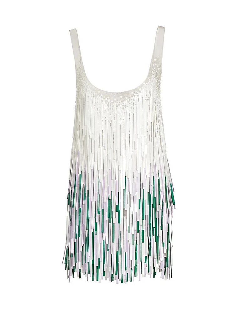 Fringe Tank Minidress