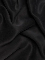 Silk Cap-Sleeve Minidress
