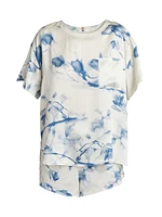 Grace Dines Silk T-Shirt & Shorts Set