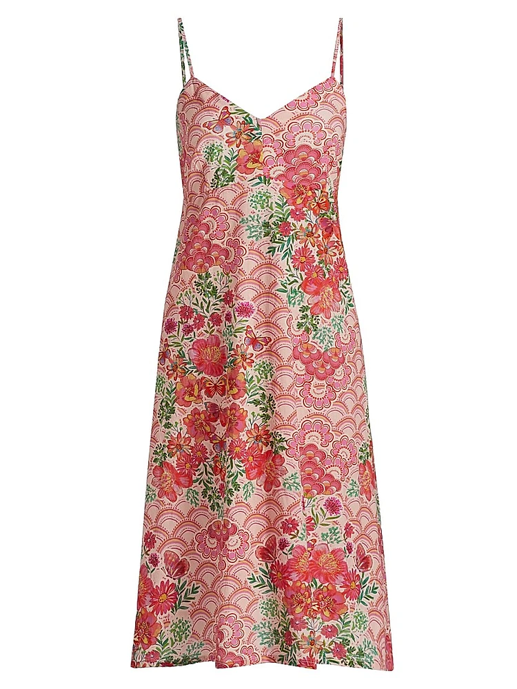 Mariposa Floral Cotton Sleep Dress