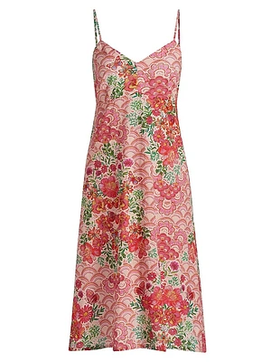 Mariposa Floral Cotton Sleep Dress