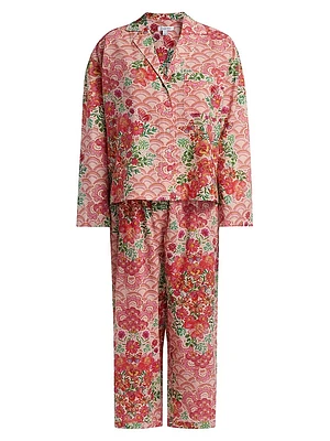 Mariposa Floral Cotton Pajamas