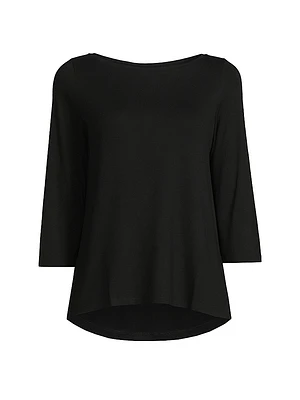 Soft Touch Pleated Back Top