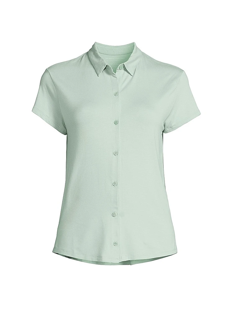 Soft Touch Pleated Back Shirt