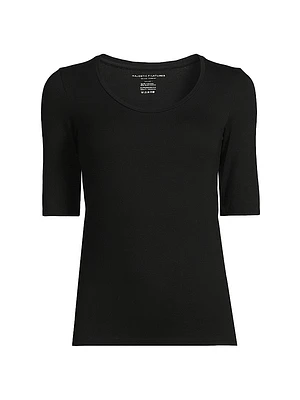 Soft Touch Scoopneck Top