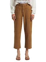 Mallory Stretch Twill Ankle Jeans